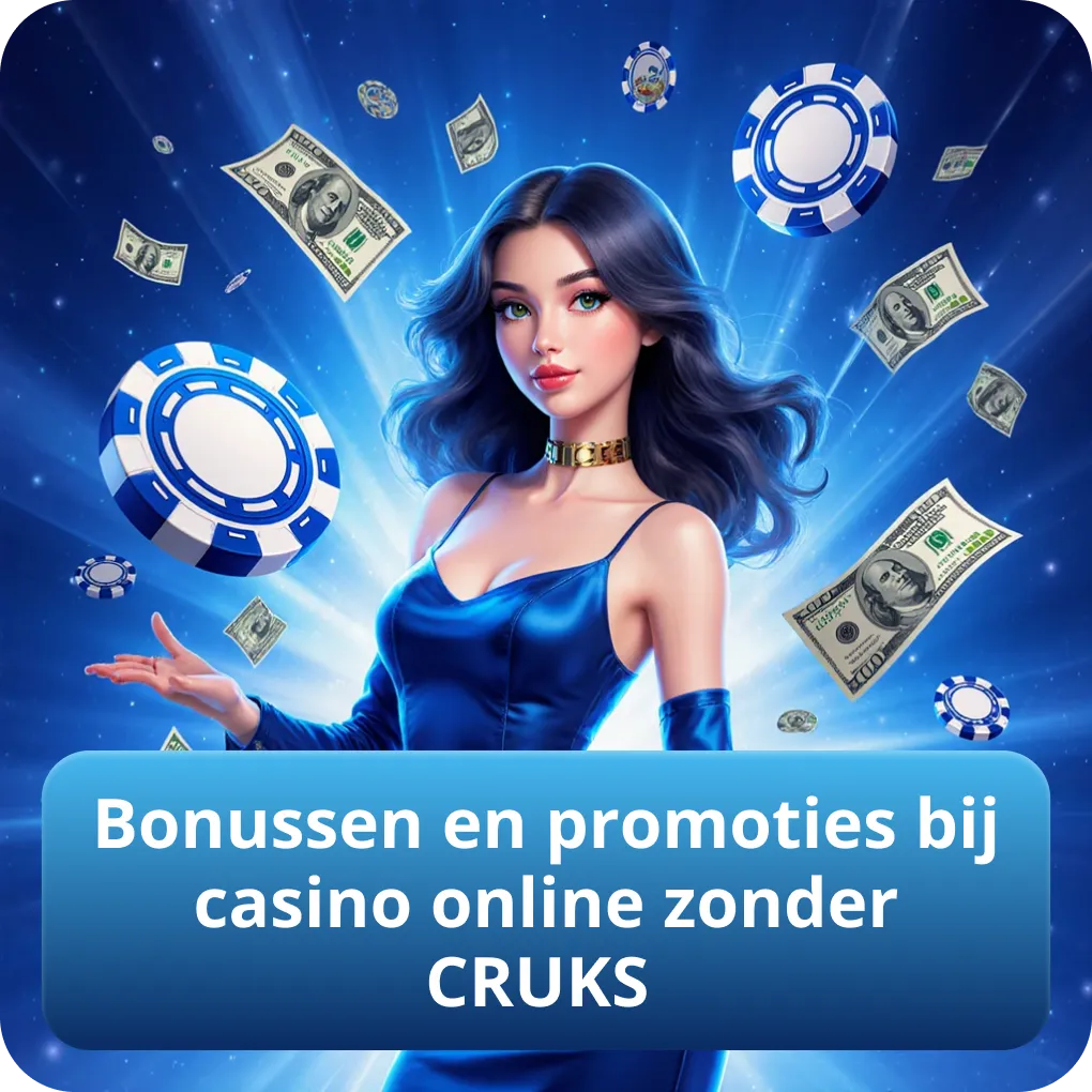Bonussen en promoties bij casino online zonder CRUKS